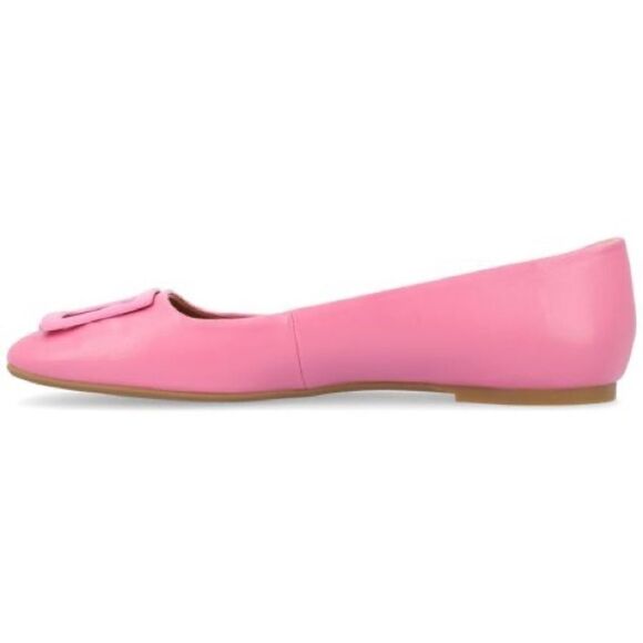 JOURNEE COLLECTION Zimia Square Toe Ornamented Ballet Flats, slip on shoes - Picture 6 of 14